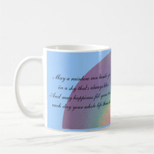Deux citations d'arc-en-ciel - tasse