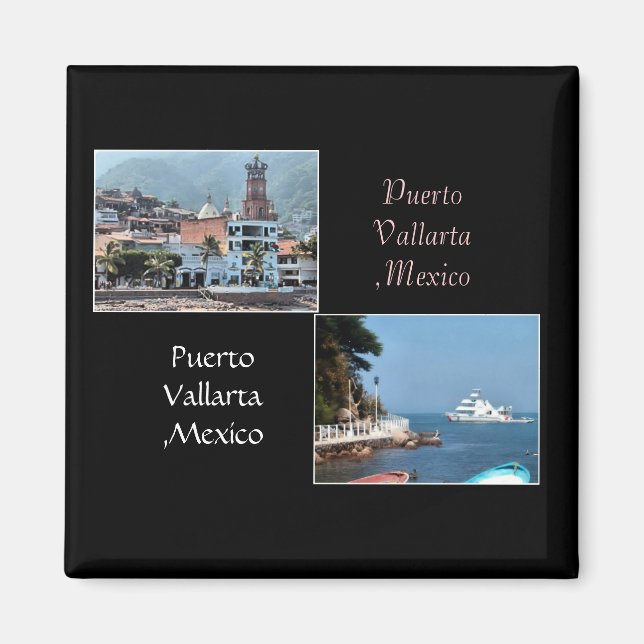 deux clichés de puerto vallarta magnet (Devant)