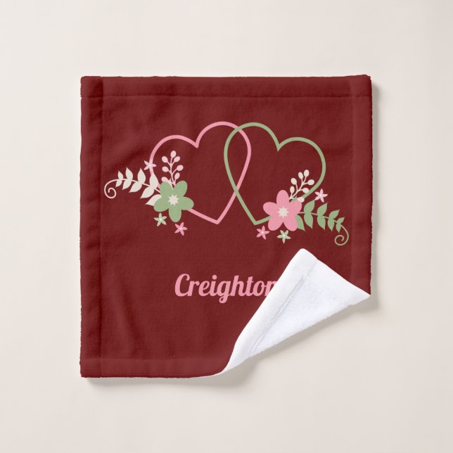 Deux Coeurs Amateurs Design Linge Serviette de bai (Gant de toilette)