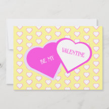 Deux Coeurs comme une carte de Saint Valentin