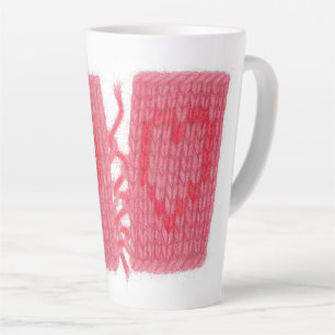 DEUX COEURS KNIT Tall Latte Mug