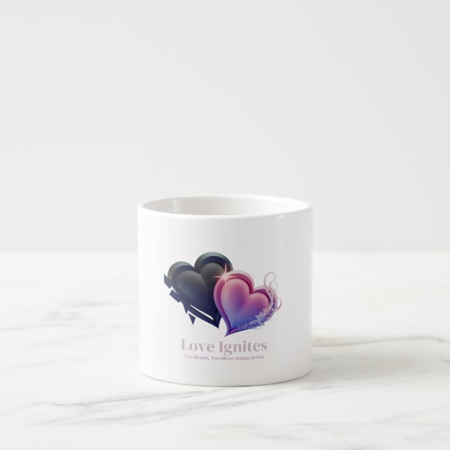 Deux Coeurs Mug romantique (Devant)