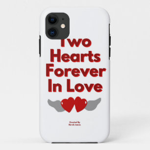 Deux coeurs toujours amoureux Coque Apple iPhone 5