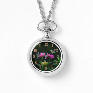 Deux colibris Collier Montre