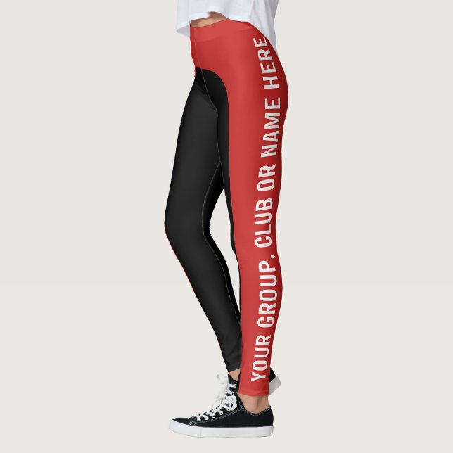 Deux couleur Leggings appelée personnalisable (Gauche)