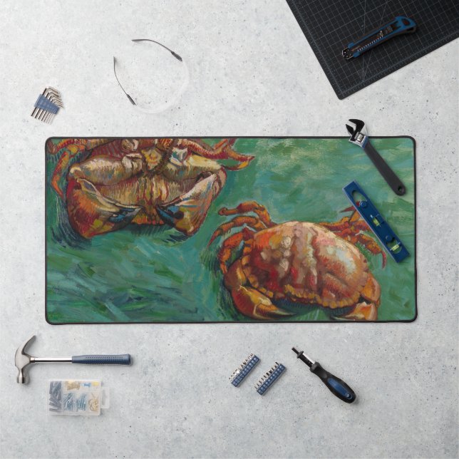 Deux crabes de Vincent van Gogh Poster (Poste de travail)