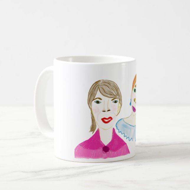 Deux dames Mug (Devant gauche)
