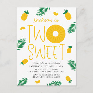 Deux Douces Invitations pour un 2ème Anniversaire 