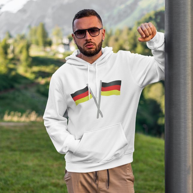 Deux drapeaux allemands Sweat - shirt à capuche (Créateur téléchargé)