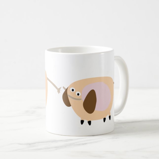 deux éléphants mug (Devant droit)