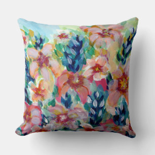 Deux en un Oreiller Floral Fine Art original