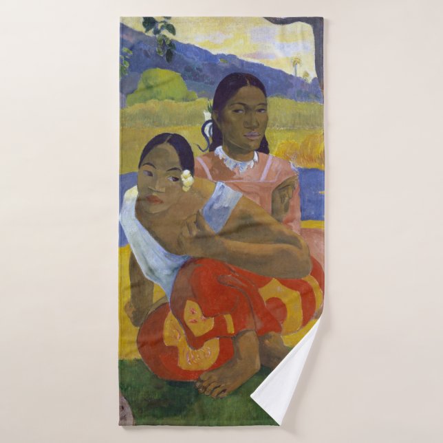 Deux femmes tahitiennes, Gauguin (Serviette de bain)