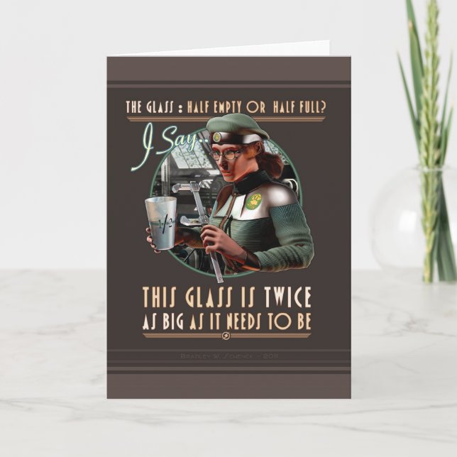 Deux fois plus grand qu'il n'a besoin d'être carte (Devant)