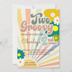 DEUX GROOVY, 2ÈME ANNIVERSAIRE, SOLEIL, Invitation