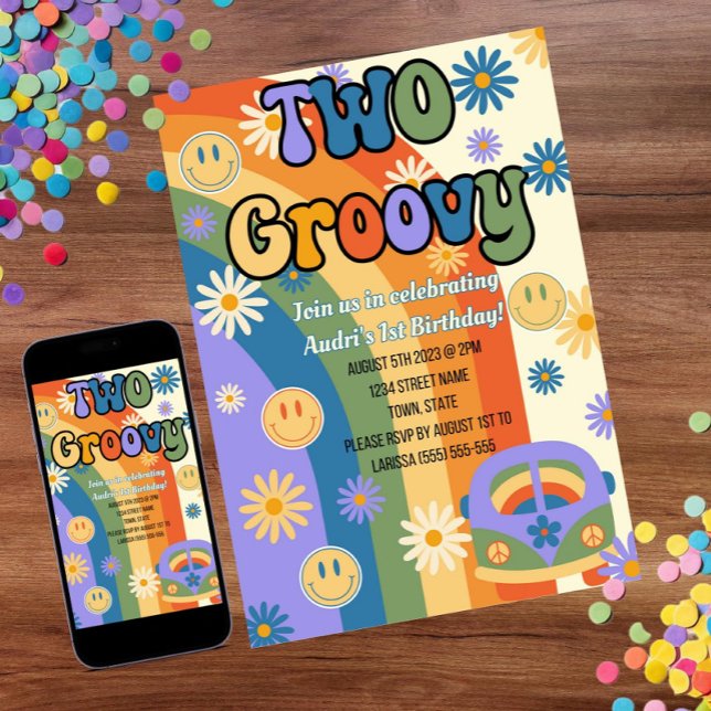 Deux Invitation Super pour le 2e anniversaire (Créateur téléchargé)