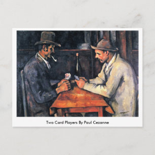 Deux Joueurs De Cartes Par Paul Cezanne