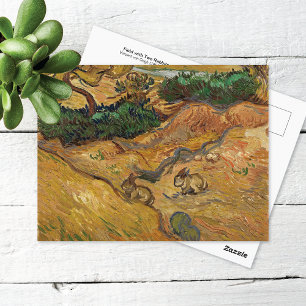 Deux lapins dans le champ Vincent van Gogh Carte p