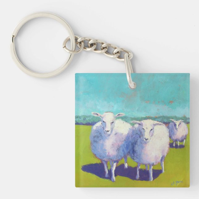 Deux Moutons En Champ (Devant)
