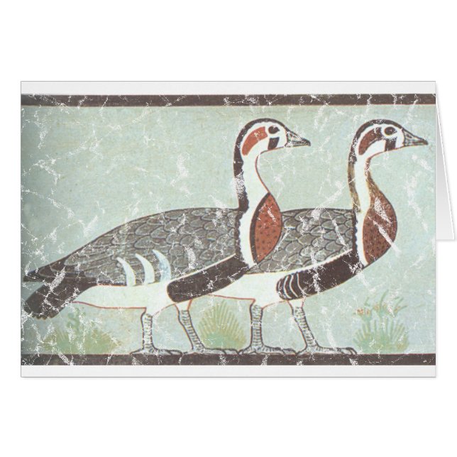 Deux oies (Devant horizontal)