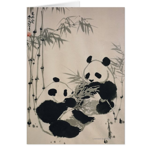 Deux pandas (Devant)