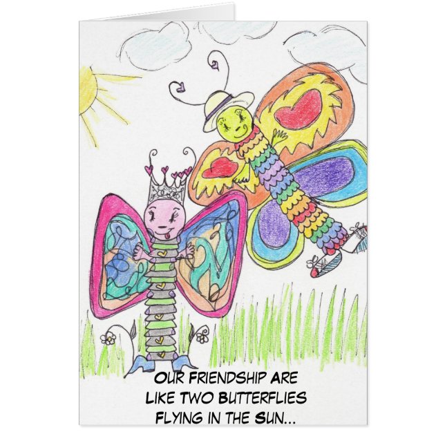 Deux papillons (Devant)