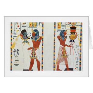 Deux peintures murales des tombes des rois de