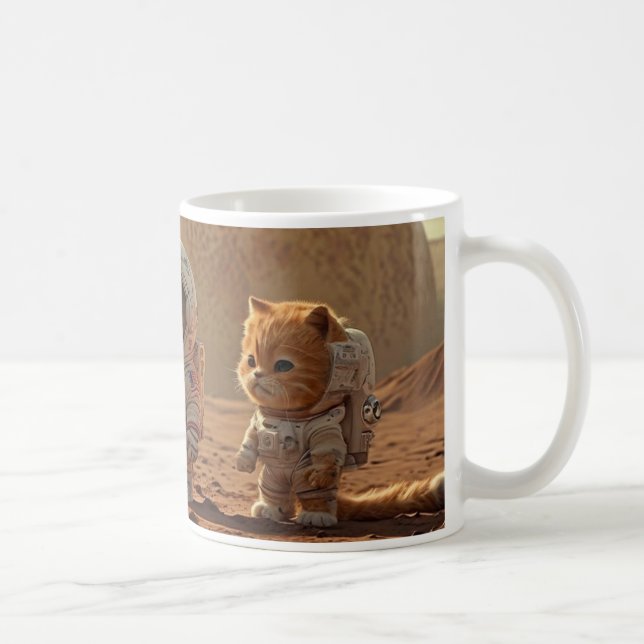 Deux petits cubes de Garfield dans la Mug Spacesui (Droite)