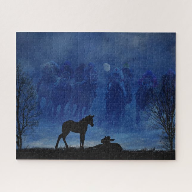 Deux Pieds De Hippocampe Thoroughbred Puzzle (Horizontal)