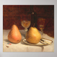 Deux poires - Poster d'art de Sanford Gifford