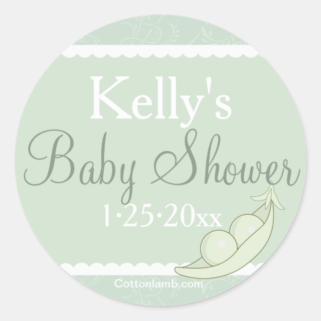 Deux Pois Dans Un Sticker À Pois (Devant)