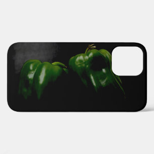 Deux poivrons verts Coque-Mate coque iphone de l'i