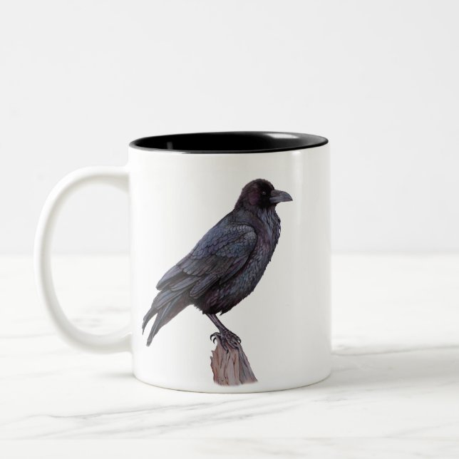 Deux Ravens Coffee Mug (Gauche)