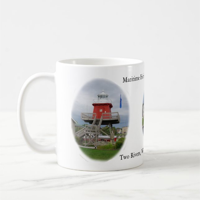 Deux rivières, Wisconsin Maritime mug (Gauche)