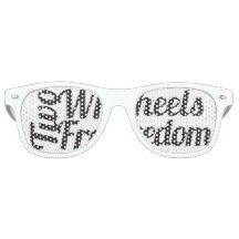 Deux roues pour les lunettes de soleil de liberté