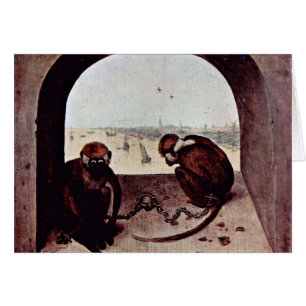 Deux singes par Bruegel D. Ä. Pieter (la meilleure