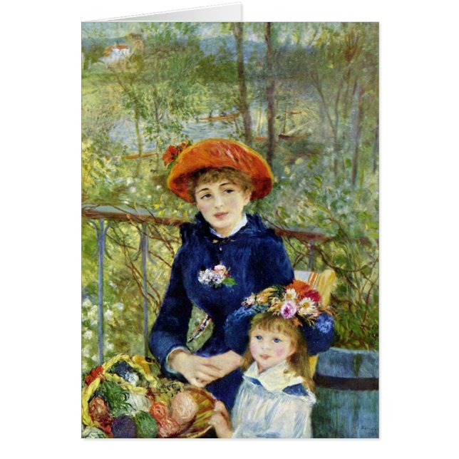 Deux Soeurs (En Terrasse) De Pierre Renoir (Devant)