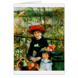 Deux Soeurs en terrasse par Renoir