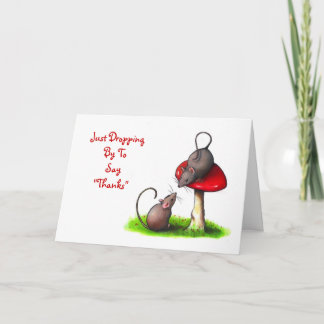 Deux Souris Et Tabouret : Merci : Armerci