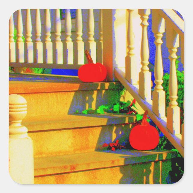 'Deux Stickers Citrouilles (Devant)