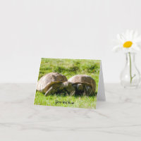Deux tortues - Meilleurs amis ! Carte de vœux