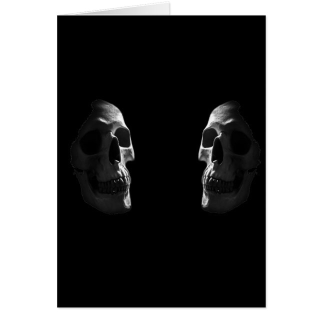 Deux vrais crânes souriants (Devant)