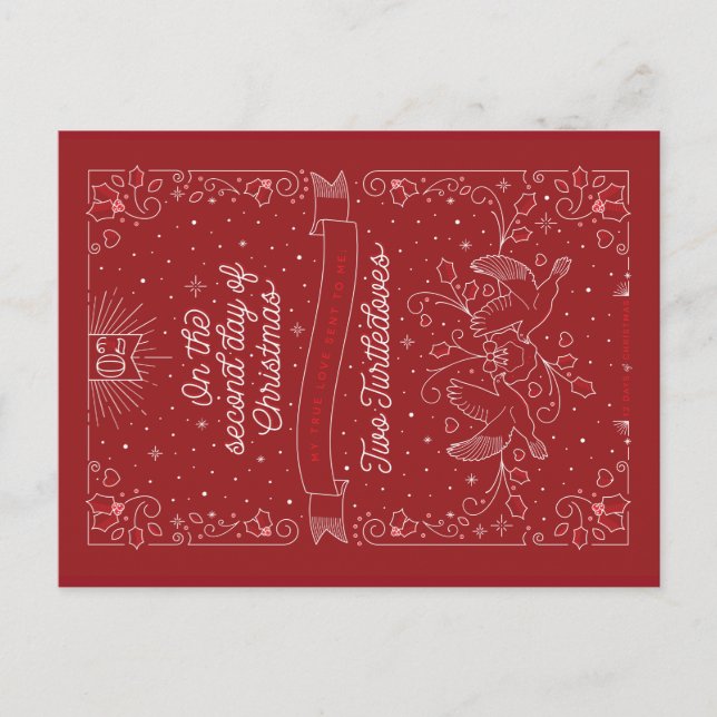 DEUXIÈME JOUR DE NOËL / Carte de Noël (Devant)