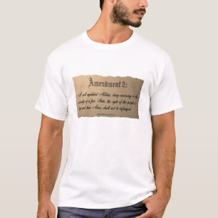 Deuxième T-shirt d'amendement