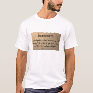 Deuxième T-shirt d'amendement