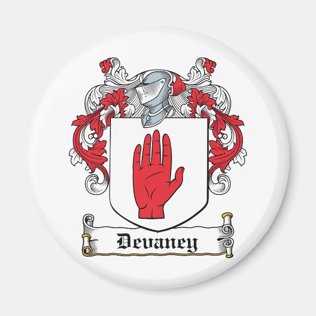 Devaney Family Crest Magnet (Front)