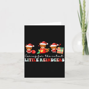 Devdoxtee Caring For The Cutest Reindeers Mother B Card