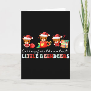 Devdoxtee Caring For The Cutest Reindeers Mother B Card