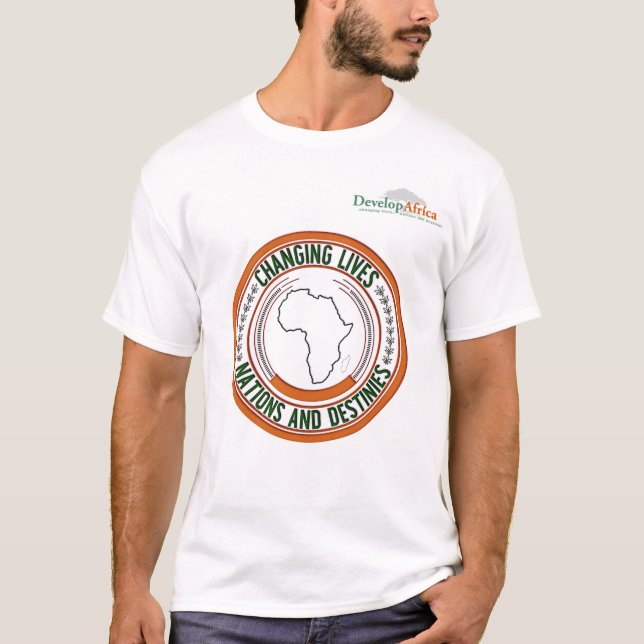 Develop Africa t shirt with Crest (Front)