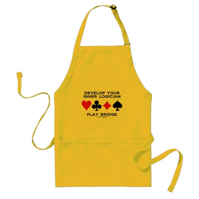 Develop Your Inner Logician Play Bridge Standard Apron (Front)