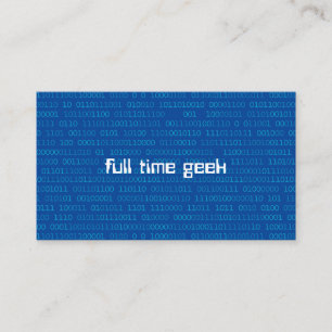 Developer Binary Numbers Artificial Intelligence Business Card